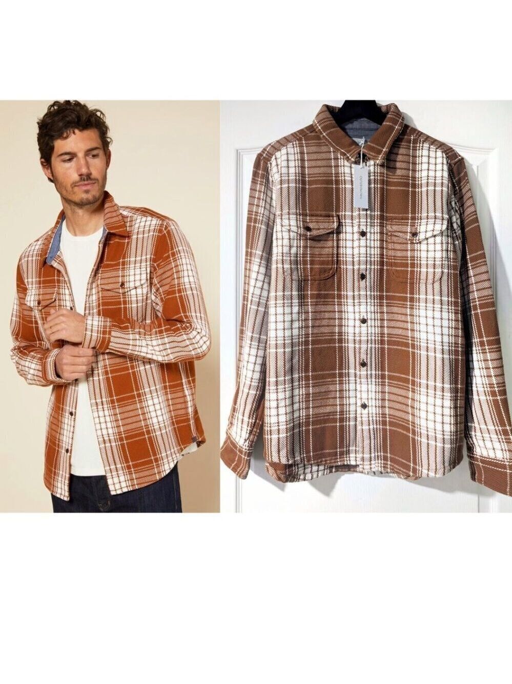 Outerknown | Blanket Shirt In Cedar Bigbury Plaid